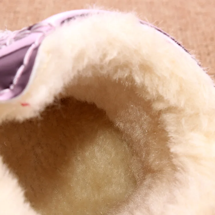 Spring Autumn Winter Children Cartoon LED Light plush Shoes Kids Sneakers