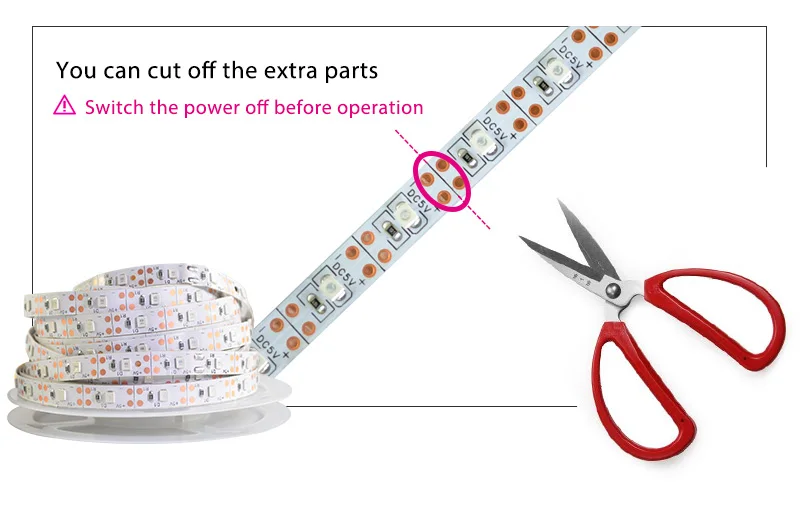 Светодиодная лента USB DC 5 в 50 см 1 м 2 м 3 м 4 м 5 м Мини 3Key 24Key гибкий светильник SMD 2835 Настольный Декор экран ТВ фоновый светильник ing