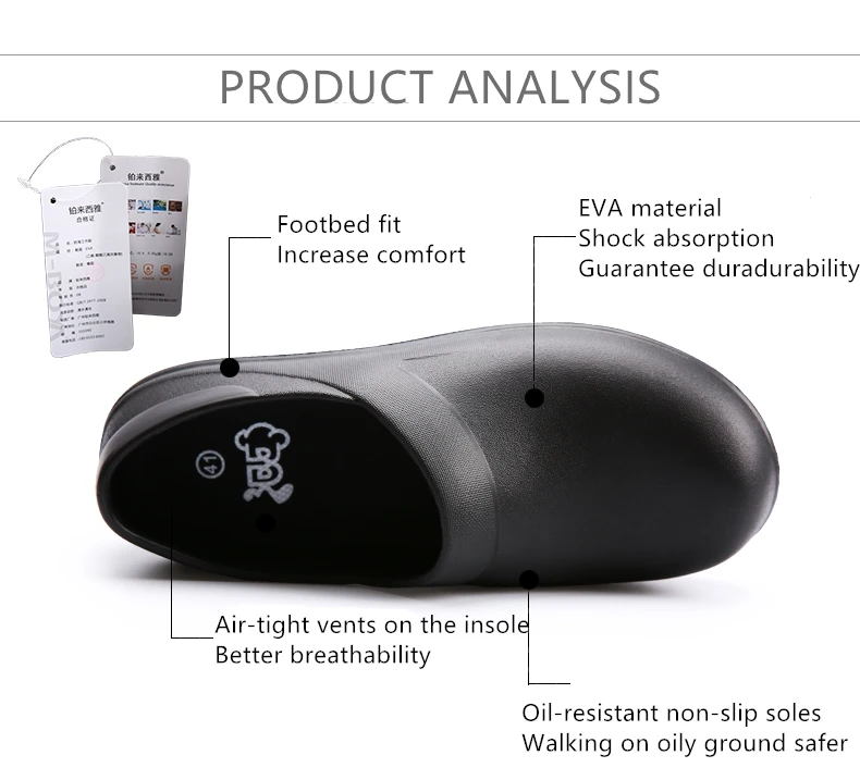 Высококачественные Нескользящие водонепроницаемые маслостойкие туфли для шеф-повара; Рабочая обувь для ресторана и отеля; тапочки; сандалии на плоской подошве