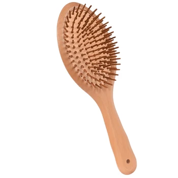 

Natural Anti-Static Wooden Scalp Comb Hair Brushes Hair Care Wood Beard Comb Nursing Scalp Hair Comb