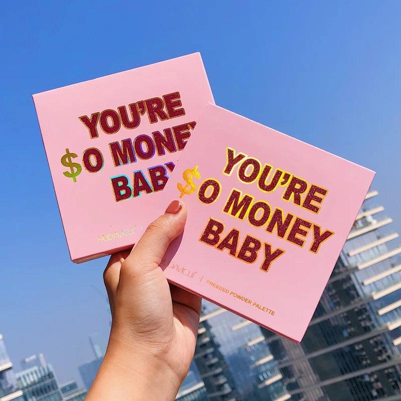 Прессованная пудра You Are So Money Baby палитра матовых блестящих теней для век Палетка