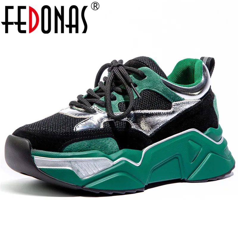 

FEDONAS Spring New Purple Green Women Fashion Sneakers Female Cross Tied Patchwork Casual Shoes Woman Comfortable Women Flats