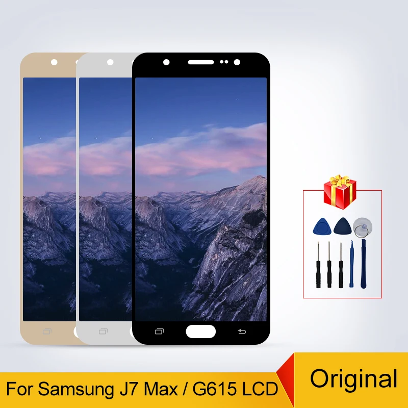 Оригинальный Для Samsung Galaxy J7 Max дисплей G615 G615F MAX LCD сенсорный экран дигитайзер