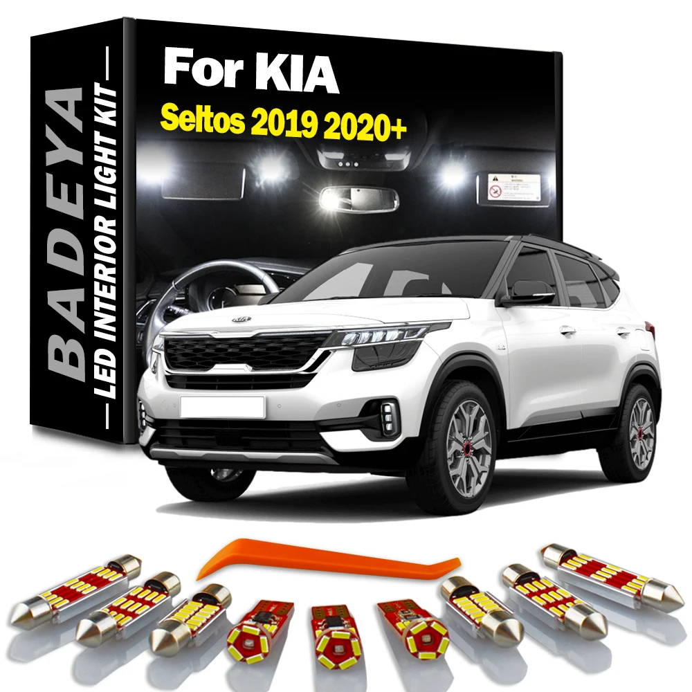 Badeya 11pcs Canbus Led Interior Light Kit For Kia Seltos 2019 2020