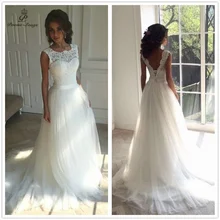 Новинка, свадебное платье с аппликацией, торжественное платье, свадебное платье, vestido de festa, пляжные свадебные платья