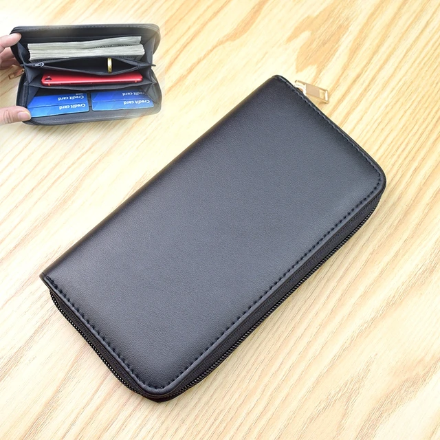 Men's Wallet Clutch Bag Billeteras Para Hombre Mens Wallet Man Purse Leather Genuine Luxury Carteira Masculina Couro 2022 Black 3
