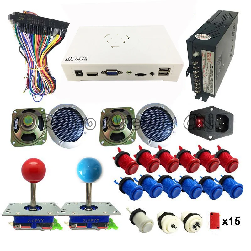 Аркадная игра DIY Набор 3D Pandora 3188 в 1 для игры JAMMA board zippy джойстик HAPP Стиль Кнопка для аркадных видеоигр наборы