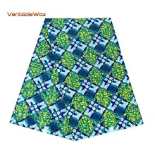 Африка Анкара полиэстер воск принты ткань бинта реальные воск высокое качество 6 ярдов африканская кружевная ткань для вечерние платье FP6257