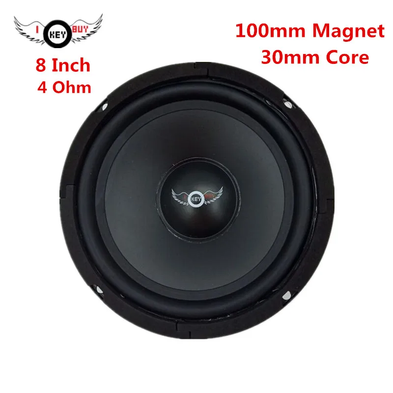 I KEY BUY 8 дюймовый 100 мм магнит 400 Вт высокомощный динамик 4 Ом 30 Core HIFI Midrange аудио