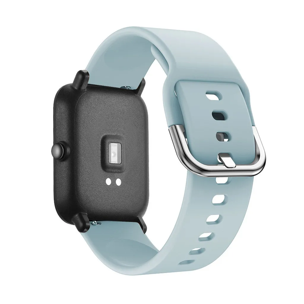 Смарт-часы для Huami Amazfit Bip, Молодежные часы, силиконовый сменный ремешок для часов, ремни, смарт-браслет, аксессуары