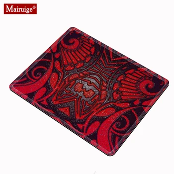 

Logo Mousepad 20x18cm Totem Black and Red Mouse Pad Small Starry Sky Planet Dark Cloth Gamer Speed Gaming Desk Mat DIY Custom