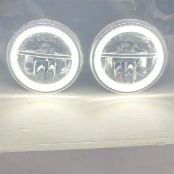 

Malcayang LED Fog Light Angel Eye Daytime Running Light DRL For Peugeot 207 307 407 607 3008 SW CC VAN 2000-2013