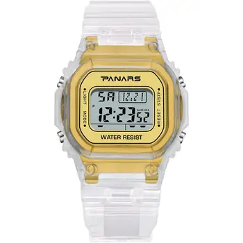 

PANARS Luxury Men Watch 2019 Digital Sports Watch Waterproof Outdoor Wristwatch Transparent Women's Watches reloj digital hombre