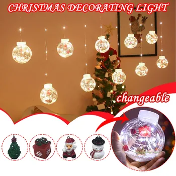 

10 LED Copper Wire String Christmas Crafts Holiday Lights 8 Flashing Modes