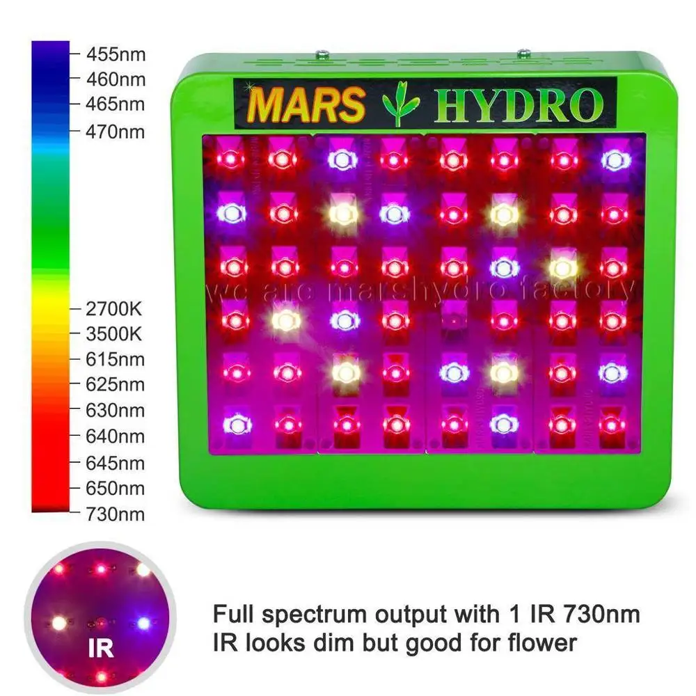 Распродажа! Mars Hydro TSW 2000W комбинированный светодиодный светильник для выращивания, полный спектр, лучший для гидрорастений, Veg Flower