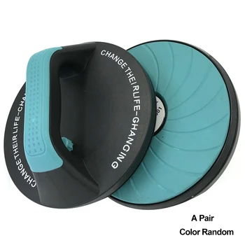 

1 Pair Exercise Fitness Comfortable 360-degree Rotation Round Push-ups Muscle Training Portable Rotating Handles Push-ups Frame