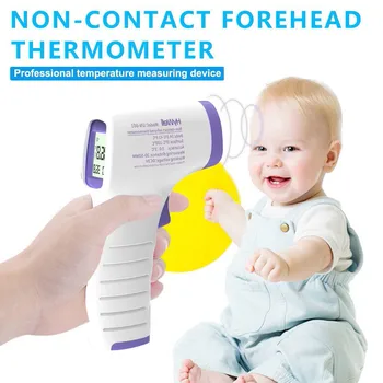 

Non-Contact Digital Thermometer Infrared Baby Adult Forehead Non-contact Infrared Thermometer With Backlight Thermometer