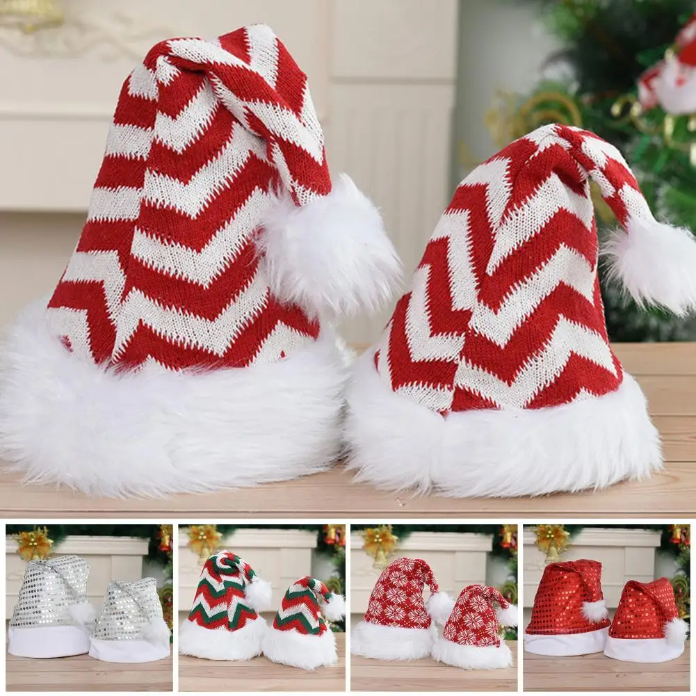 Merry Christmas Plush Warm Hats 