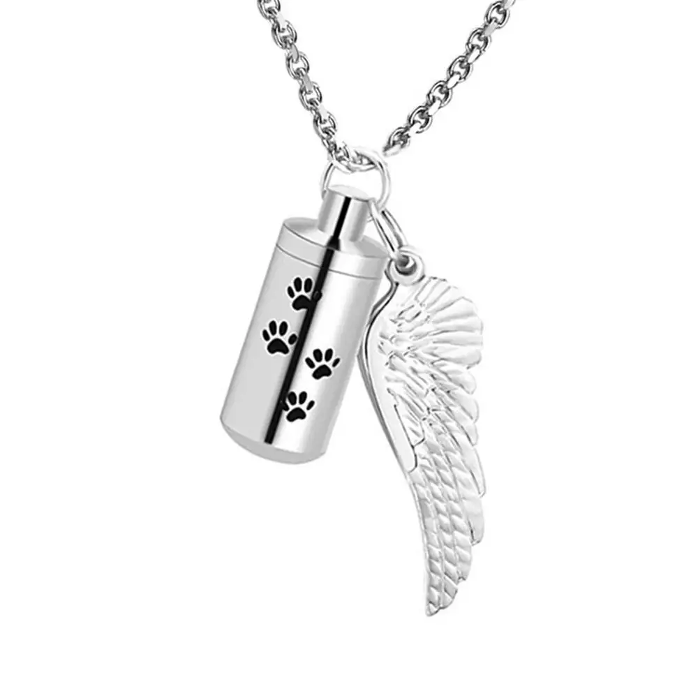 Ювелирные изделия для кремации домашних животных собачья лапа урна ожерелье