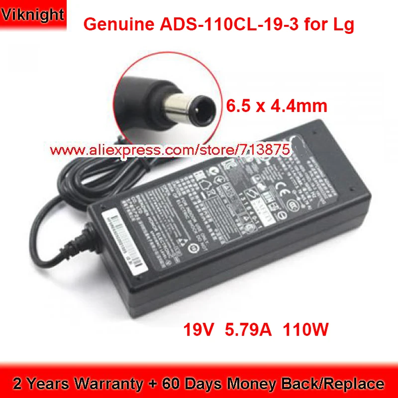 Оригинальный ADS-110CL-19-3 190110G 19V 5.79A 110W AC адаптер для LG BFP100-27 PF1500G 34UM88P EAY63032204 источник