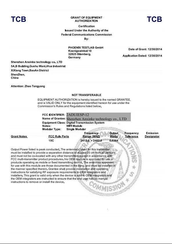 TZT новая версия ESP-12F ESP-12E ESP8266 удаленный Серийный порт wifi беспроводной модуль