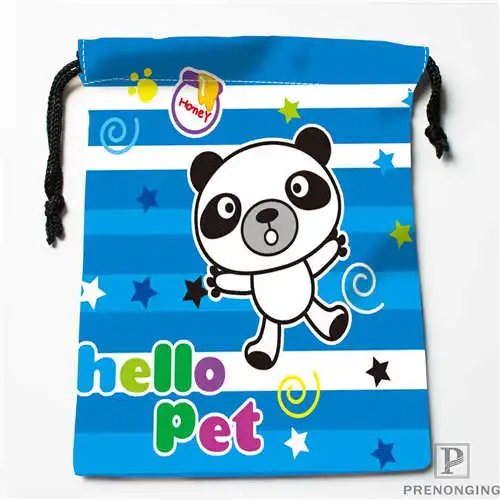 Custom Printing cute-panda(1) сумки для покупок на шнурках дорожный мешочек для хранения плавать Пешие прогулки игрушка сумка унисекс мульти Size19-01-04-26 - Цвет: Bags