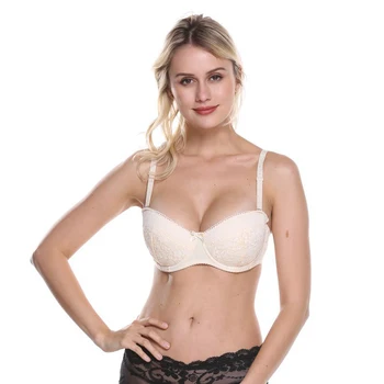

Women Sexy Lace Embroidery No Trace Steel Ring Bra Nursing Bottoming Comfort Underwear Several Colors