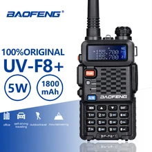 Baofeng BF-F8+ Обновленная новая портативная рация полицейская двухсторонняя рация Pofung F8+ 5 Вт UHF VHF Двухдиапазонная наружная радиоприемопередатчик