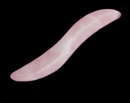 (1 шт./лот) розовый кварц полудрагоценный камень массажный жезл расслабляющий