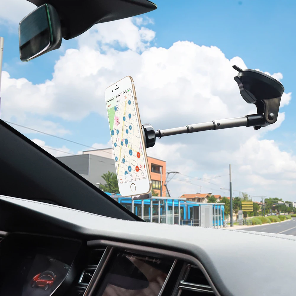 Автомобильный держатель для планшета Многофункциональный вращающийся 360 телескопический магнитный вентиляционный держатель для iPhone samsung huawei Xiaomi gps