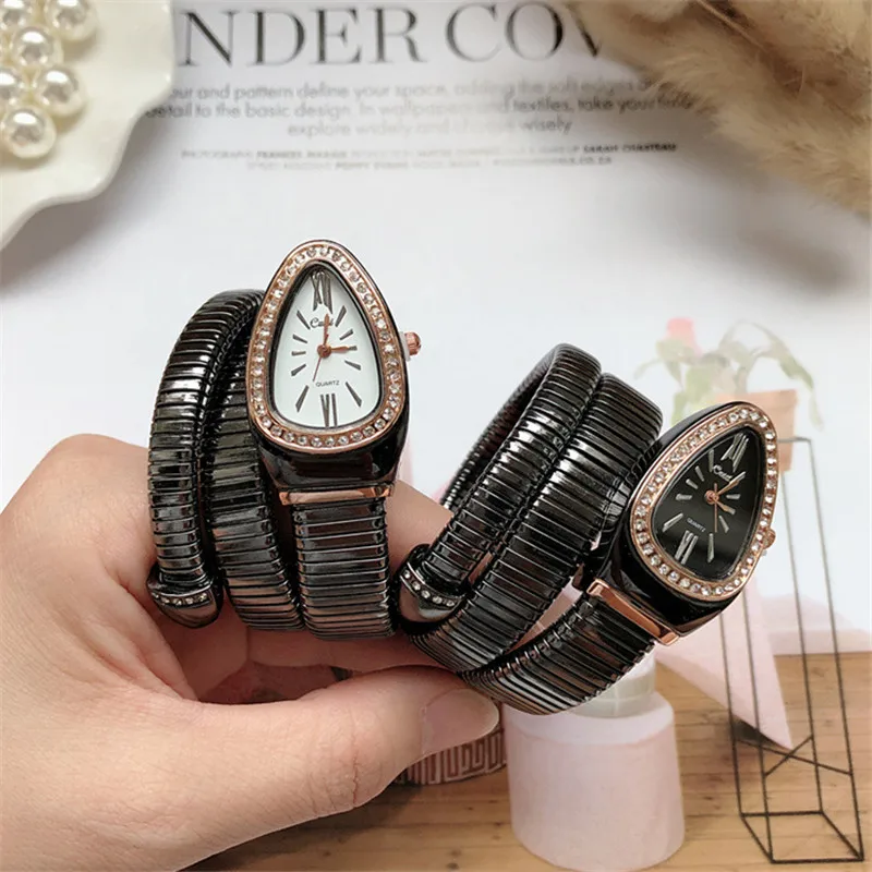 Часы женские кварцевые с браслетом под змеиную кожу NW404|montre brand|montre fashionmontre femme |