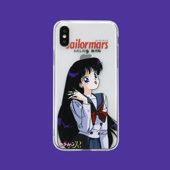 

Sailor Moon Cosplay Cell Phone Protective Case Phone Case Apply To IPhone7 / 8 / MAX / Xr / Plus Transparent Protective Shell