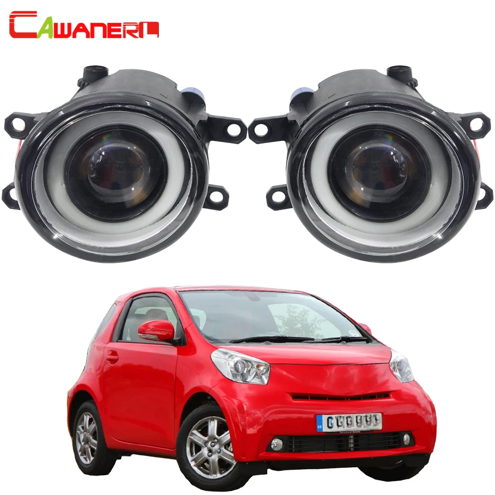 Cawanerl For Toyota IQ(KPJ1_, NGJ1_, KGJ1_, NUJ1_) 2009-2013 Car LED Fog Light Angel Eye DRL Daytime Running Light 12V 2 Pieces