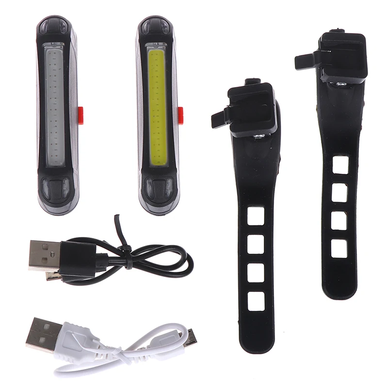 Bike Light USB Rechargeable LED Taillight Super Bright Cycling Tail Light Safety Warning Flash Bicycle Light