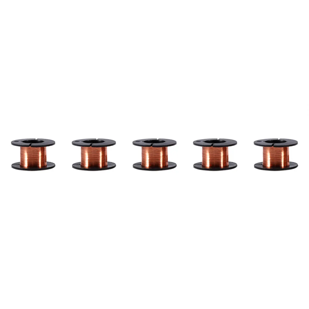 5 pcs/set Enameled Wires Conductivity Copper Wire Copper Winding Wire Enamelled Repair Wire Accessories Diameter