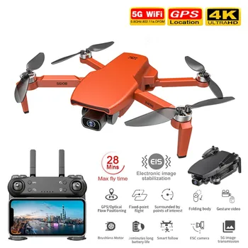 

Best Smart Drone GPS Optical Flow Positioning Smart Follow Dual Cameras Quadcopter Foldable FPV Drone 4K Professional RC Drones