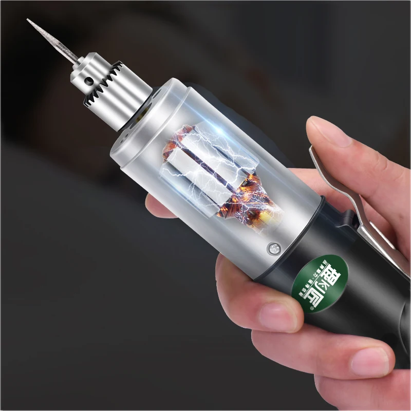 

Electric Mill Mini Small Jade Sculpture Tools Electric Holding Sanding Polisher Low Noise Woodcarving Cut Punch Electric Drill