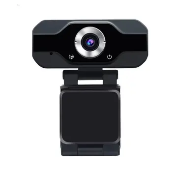 

1080P HD Webcam USB Camera Plug and Play Portable Panoramic Video Recording for School Office Work Decoration