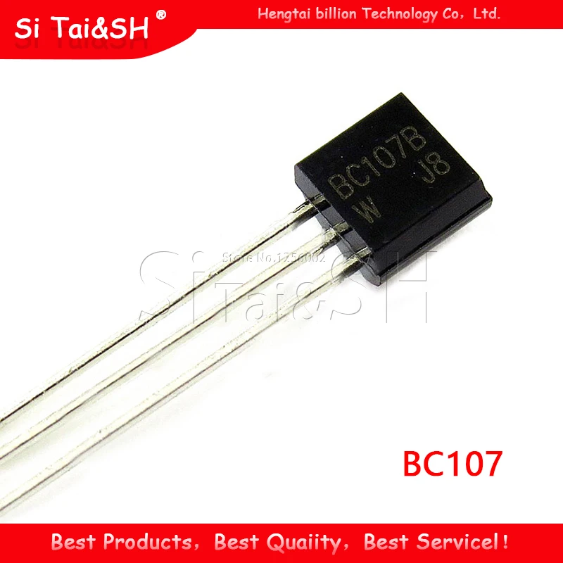 10 шт. BC107 TO92 транзистор TO 92 C107 BC107B новый оригинальный|Интегральные схемы| |