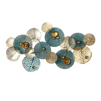 

French Style Wall Decoration Three-dimensional A Living Room Sofa Background Wall Hanging Ornaments Originality Metal Iron Art