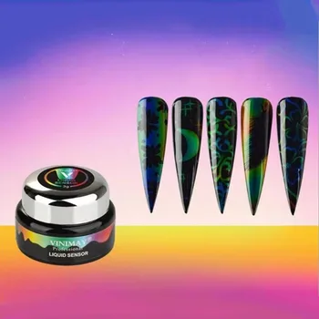 

1pc Temperature Changing Liquid Nail Gel For Nail Decor Crystal Mood Color Change UV LED Nail Polish Permanent Varnish Lacquer