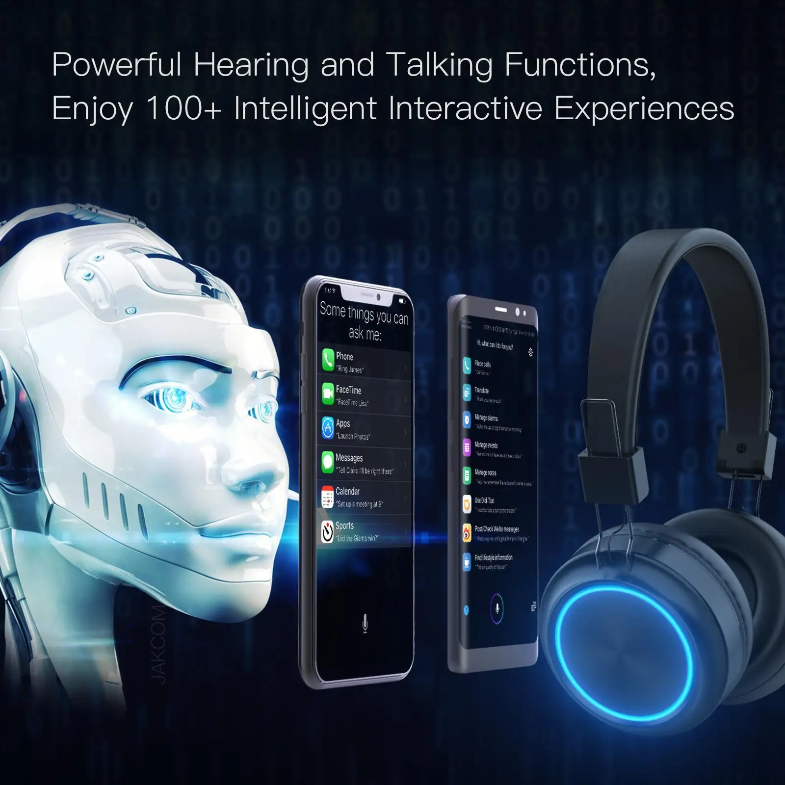 JAKCOM BH3 Smart Colorama Headset as Earphones Headphones in q32 elari nanophone hi fi