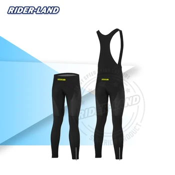 

Cycling Bib Pants Men Long Tights Trousers Breathable Spring Autumn MTB Ride Bottoms Quick Dry Anti-sweat 19D Gel Padded Pants