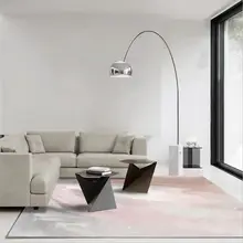 Ковры для гостиной, скандинавский абстрактный розовый ковер с акварельным узором, 40 см X 60 см, напольный коврик, Рождественский ковер, механическая стирка