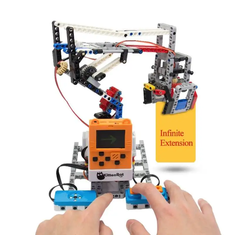 Kittenbot-Meowbit Codable �ܼ�, ���α׷��� ������ �޴�� ���� �ܼ�, Microsoft Makecode �����, 1.8 ��ġ TFT ȭ�� ����