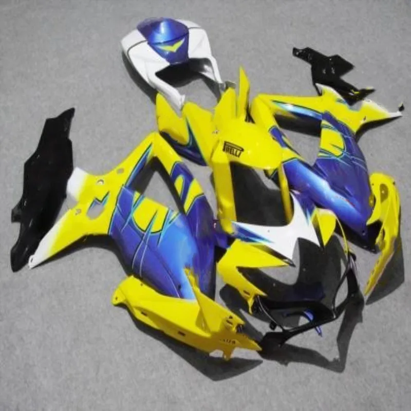 

Новый комплект обтекателей из АБС-пластика подходит для SUZUKI GSXR600 GSXR750 2008 2009 2010 R600 R750 K8 GSXR 600 750 2008 2009 2010 синий желтый