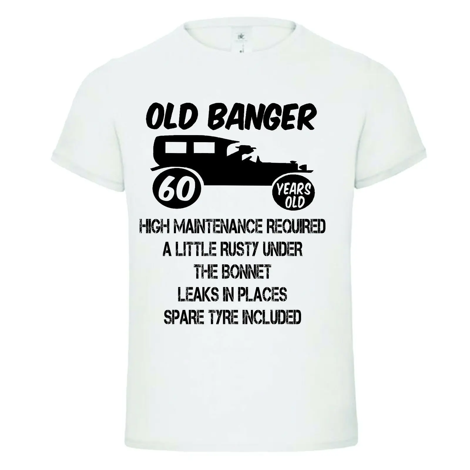 60th Birthday Gift Present Funny Novelty dtg mens t shirt tees 2020 High quality Brand T Casual Short sleeve O-neck Fashio |