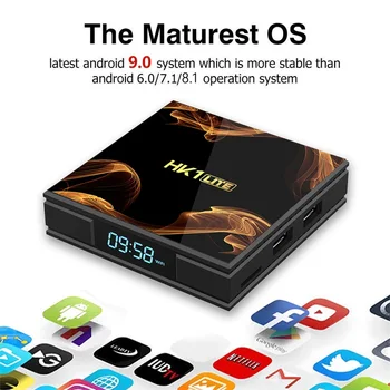 

20pcs/lot dhl free HK1 Lite RK3228A Android 9.0 TV Box 2G/16G 2.4G WiFi