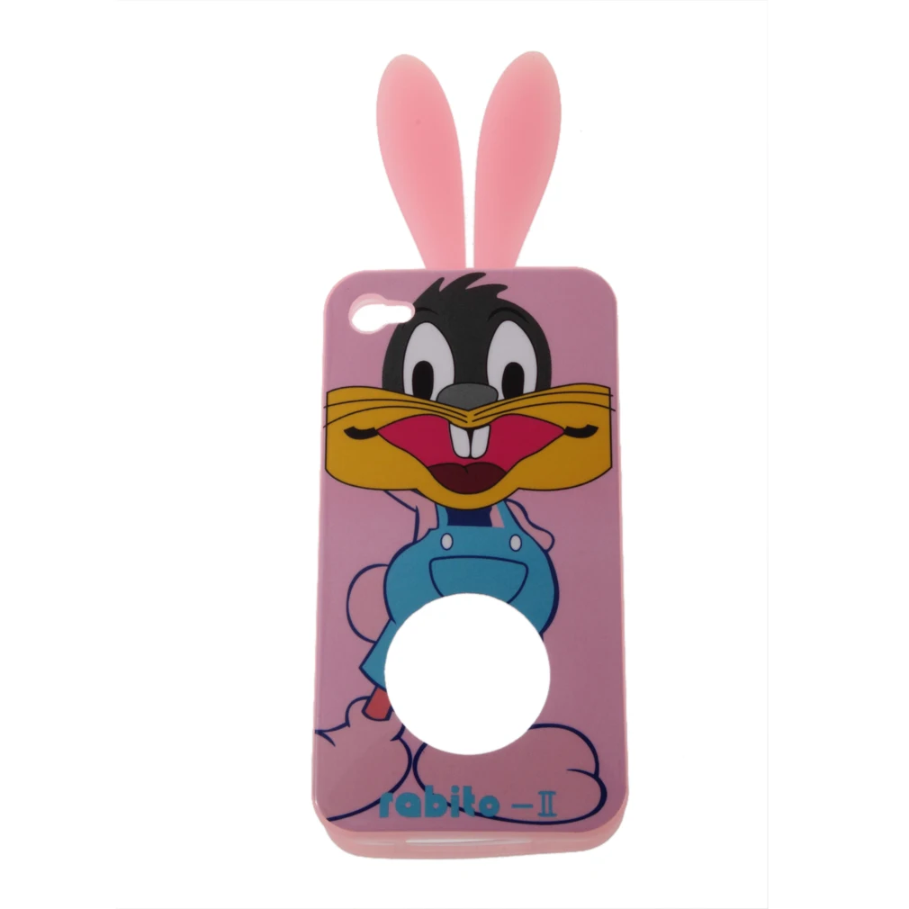 

Rabbit Ears Cover case for iPhone 4 Phone Case Skin Cover 100% Brand New