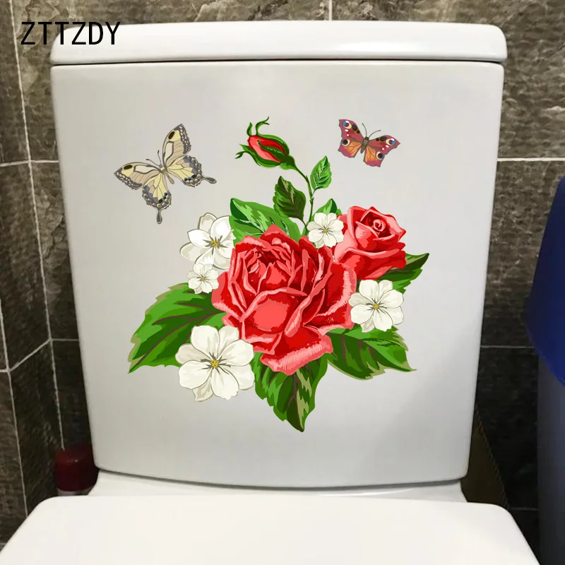 ZTTZDY 23 1 см × 2 букет роз Классическая живопись настенные наклейки Декор для дома